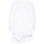 Camicia asimmetrica in bianco Comme Des Garçons - donna 