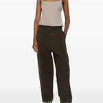 Pantaloni con cintura Gully in marrone Entire Studios - unisex 