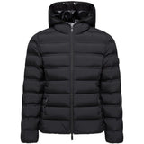 Piumino con cappuccio alete in nero Moncler - donna 