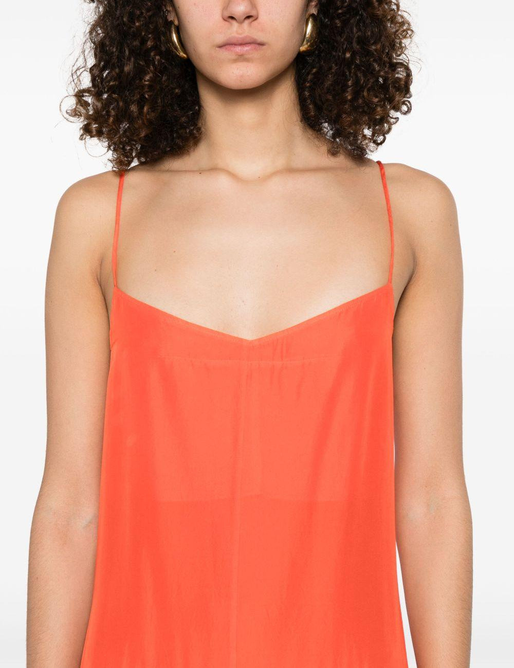 Abito lungo in seta in rosso Forte forte - donna 