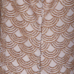 Abito mini con spalline sottili in oro ROTATE - donna 