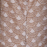 Abito mini con spalline sottili in oro ROTATE - donna 