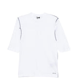 T-shirt con impunture in bianco Gr10k - donna 