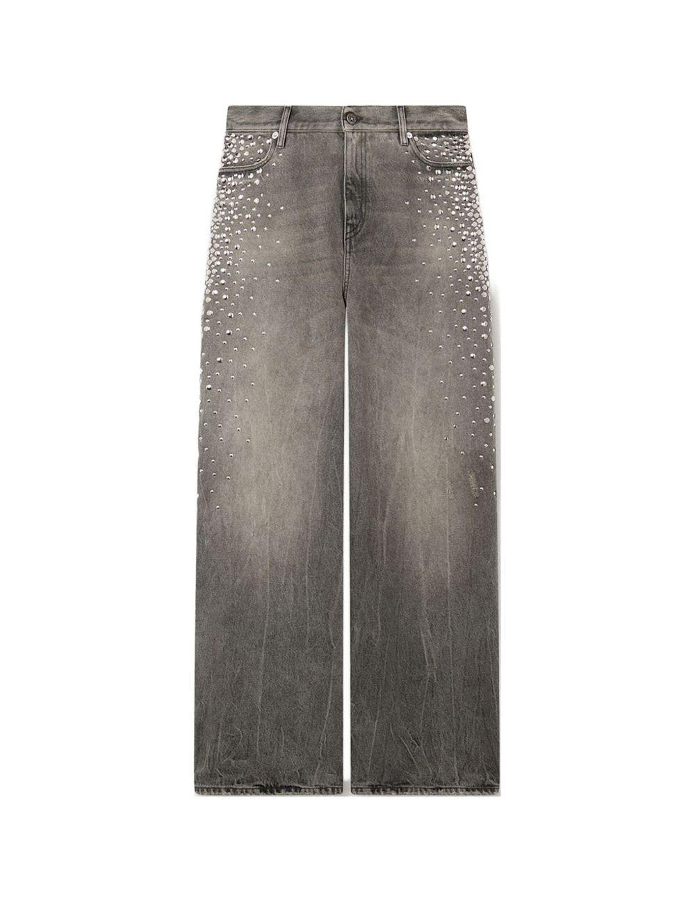Jeans Melody con borchie in grigio Golden goose - donna 