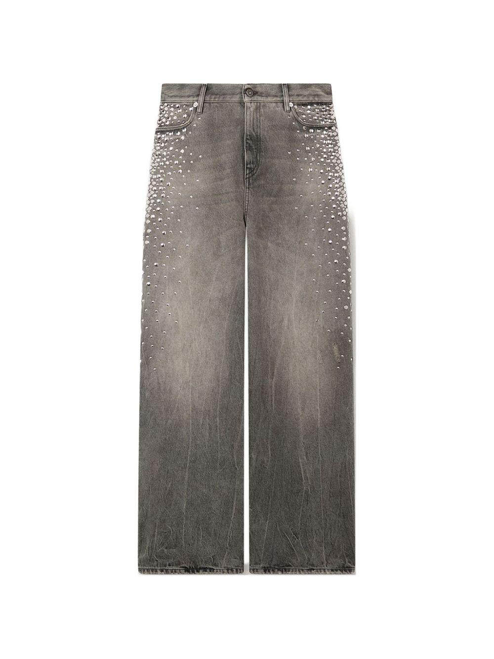 Jeans Melody con borchie in grigio Golden goose - donna 