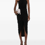 Abito midi senza spalline in nero Alexander wang - donna 