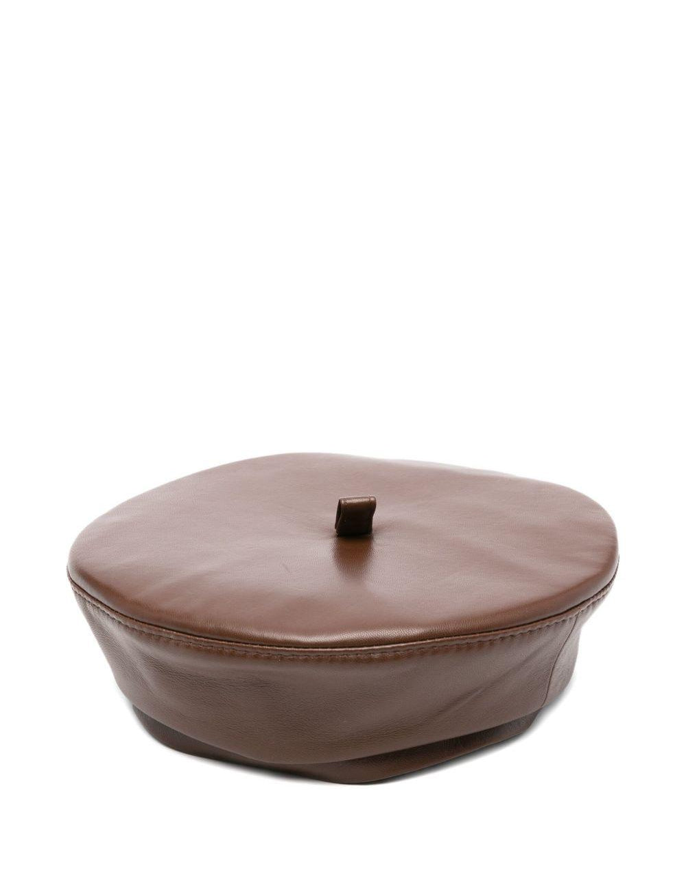 Basco in pelle in marrone Ruslan baginskiy - donna 
