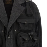 Cappotto patchwork Filson in nero  Junya Watanabe - uomo 