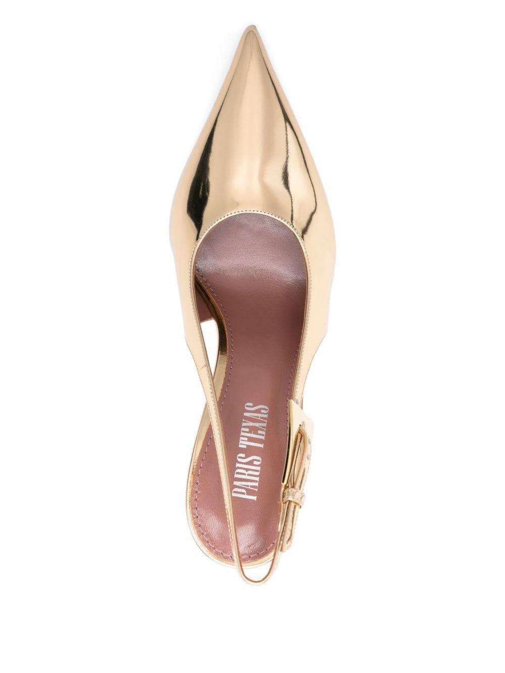 Decollete jessica con cinturino in oro Paris texas - donna 