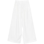 Pantaloni a gamba ampia in bianco Batakovic - donna 