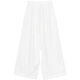 Pantaloni a gamba ampia in bianco Batakovic - donna 