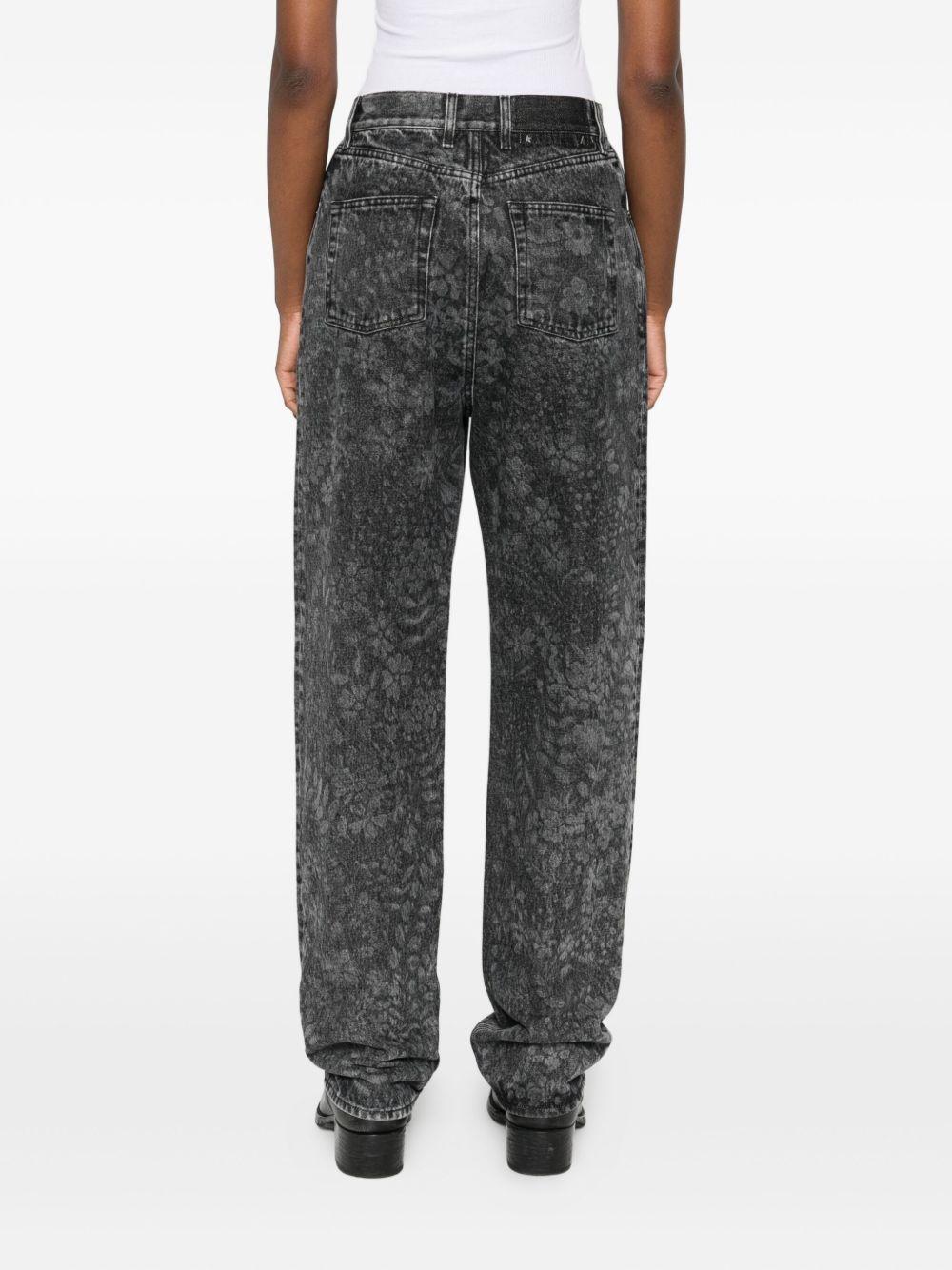 Jeans a gamba dritta in nero Golden goose - donna 