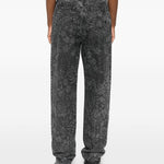 Jeans a gamba dritta in nero Golden goose - donna 