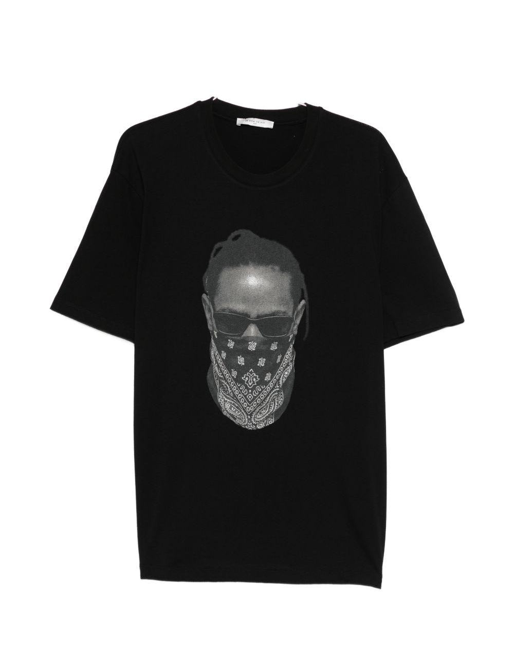 T-shirt con stampa in nero Ih nom uh nit - uomo 