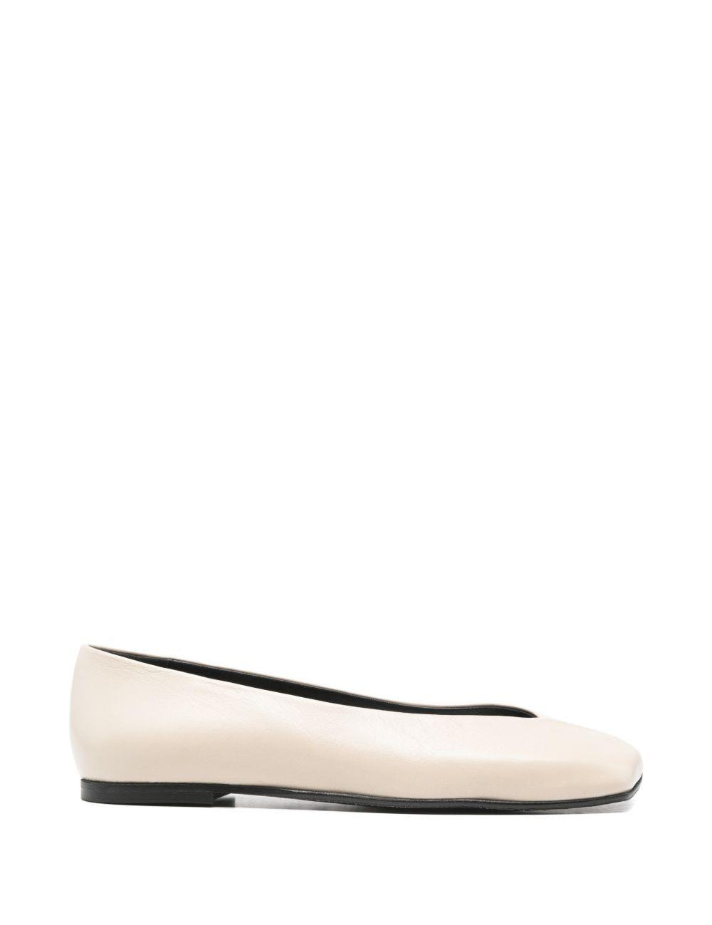 Ballerine in pelle Katia in avorio Alohas - donna 