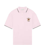 Polo con ricamo in rosa Drole de monsieur - uomo 