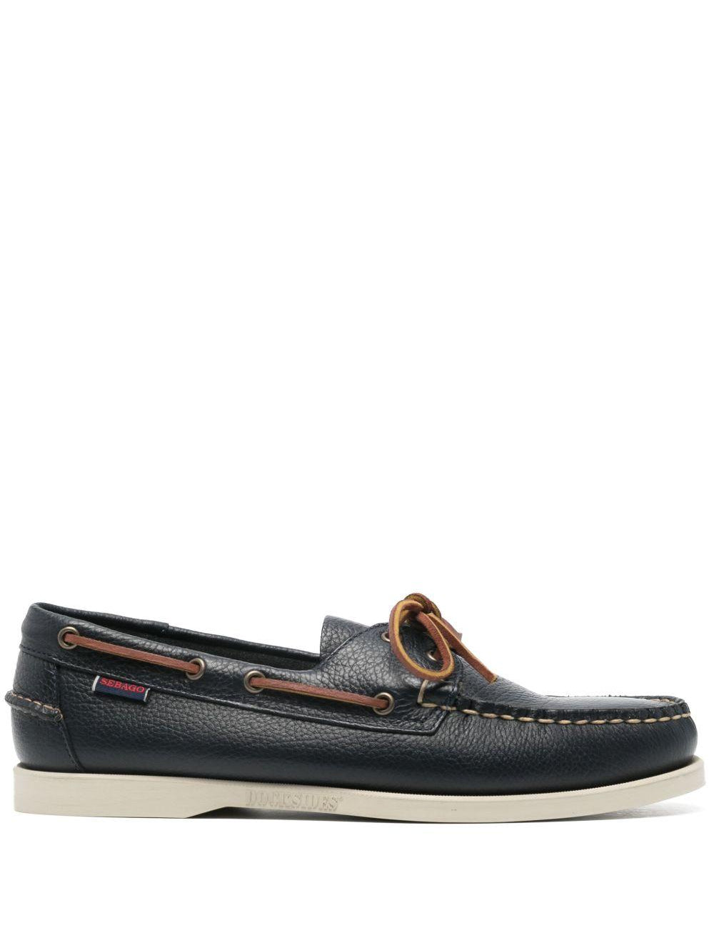Mocassini Portland Martellato in blu Sebago - uomo 