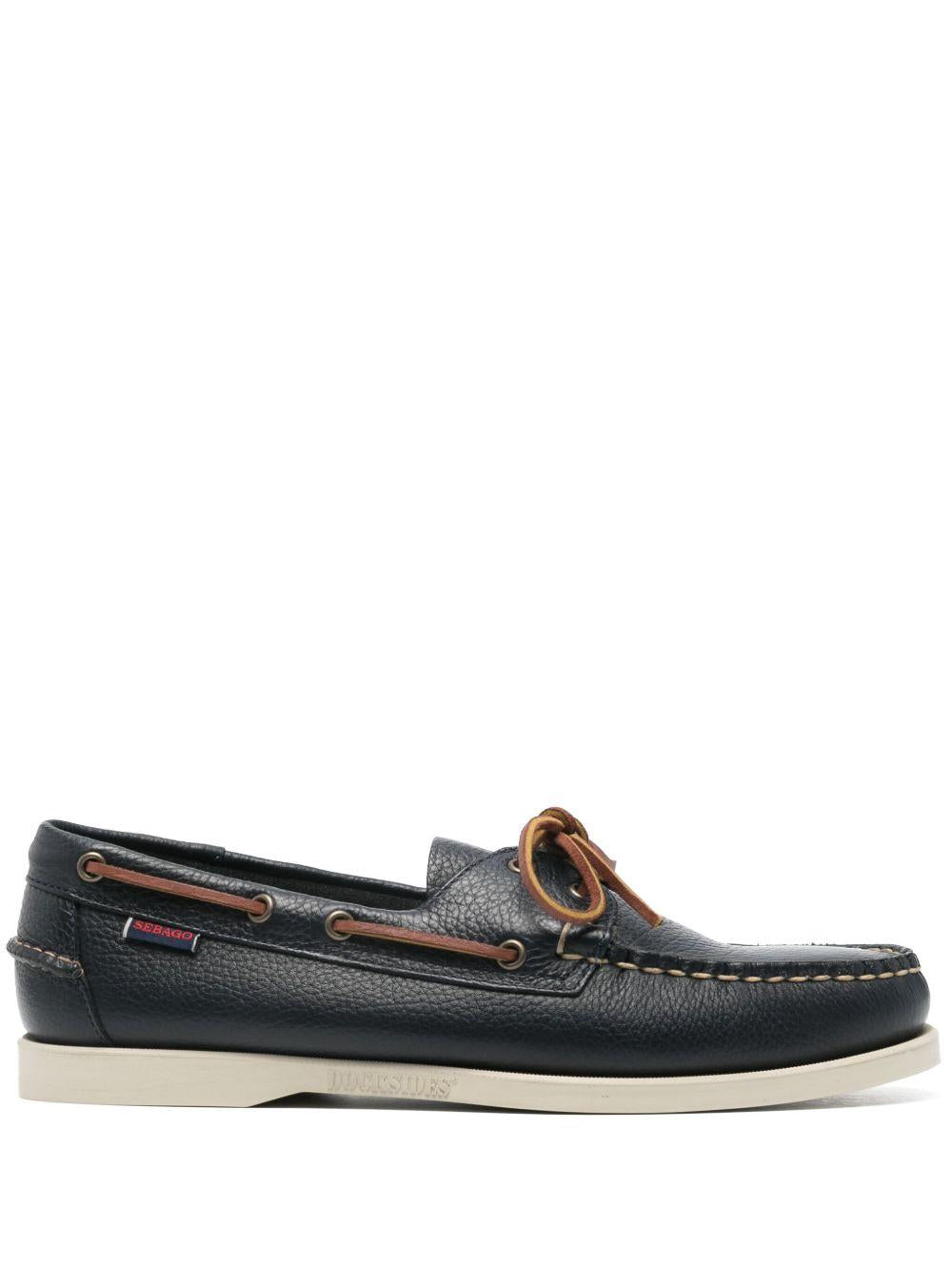 Mocassini Portland Martellato in blu Sebago - uomo 