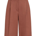 Shorts con chiusura nascosta in arancione Brunello cucinelli - donna 