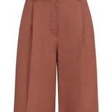 Shorts con chiusura nascosta in arancione Brunello cucinelli - donna 