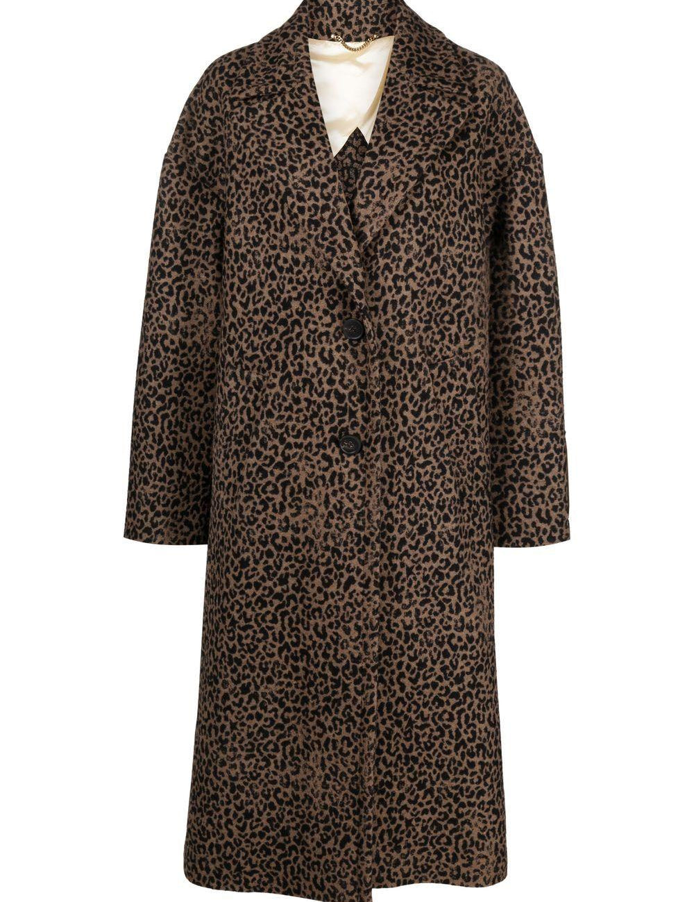 Cappotto oversize in nero e marrone GOLDEN GOOSE - donna 