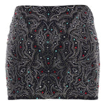 Gonna con paillettes in nero Venuja - donna 