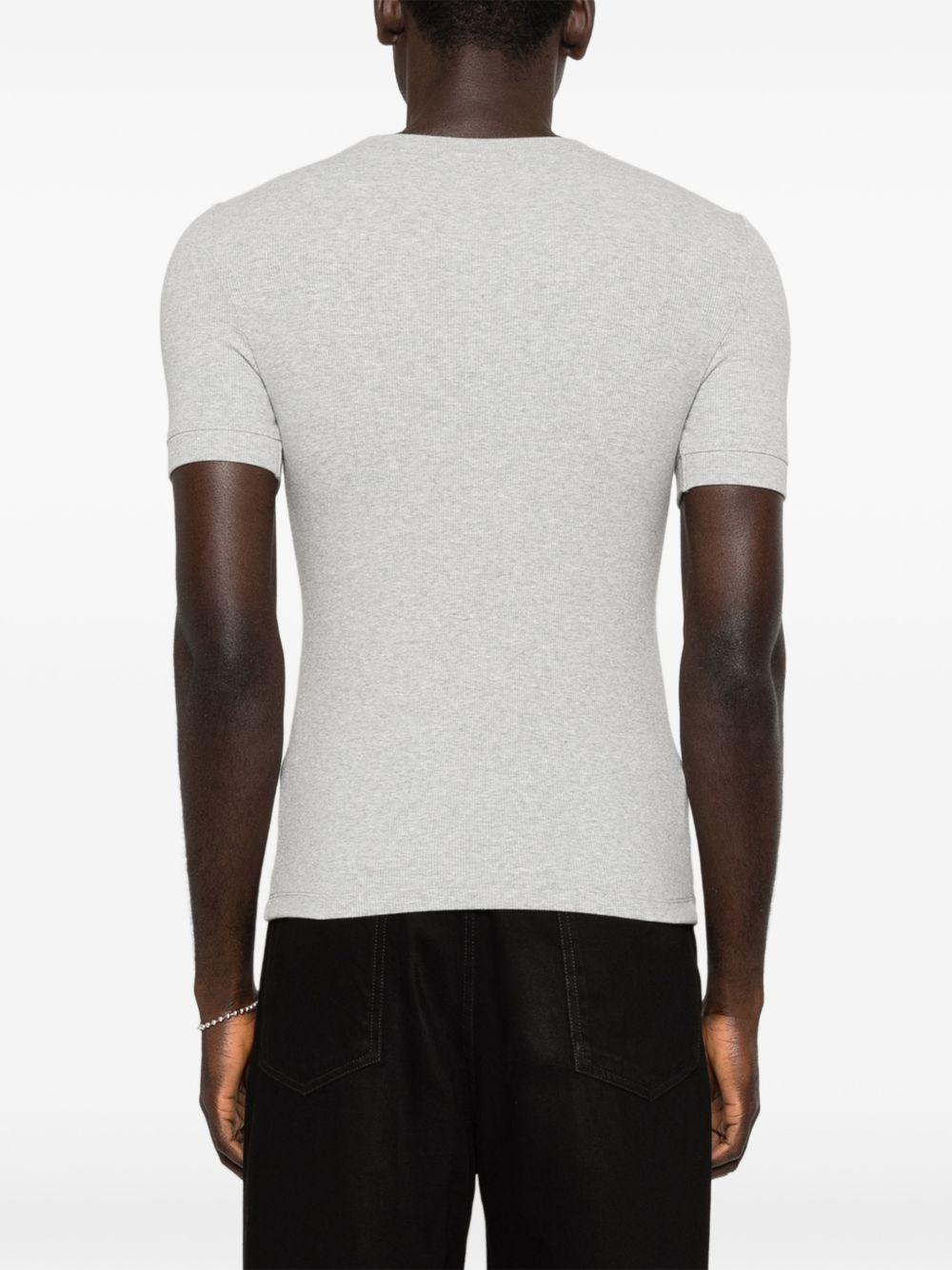 T-shirt con logo in grigio Entire studios - unisex 