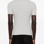 T-shirt con logo in grigio Entire studios - unisex 