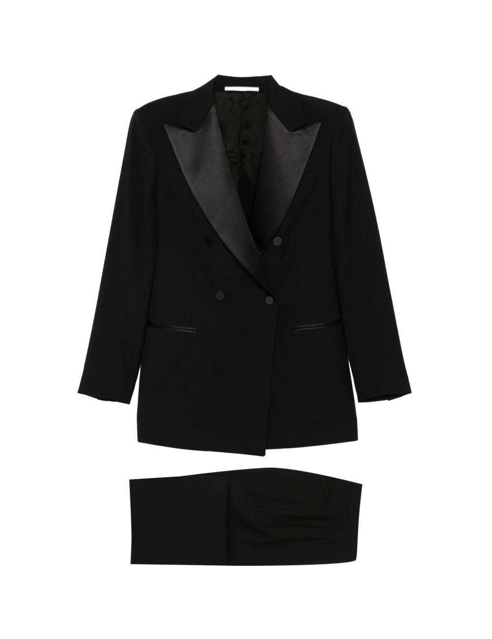 Completo doppiopetto Elenia in nero Tagliatore - donna 