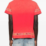 T-shirt con tasca sul petto in rosso Found - uomo 