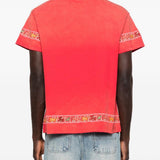 T-shirt con tasca sul petto in rosso Found - uomo 