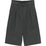 Pantaloncini con cintura e pieghe frontali in grigio Dries van noten - uomo 