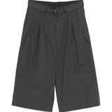 Pantaloncini con cintura e pieghe frontali in grigio Dries van noten - uomo 