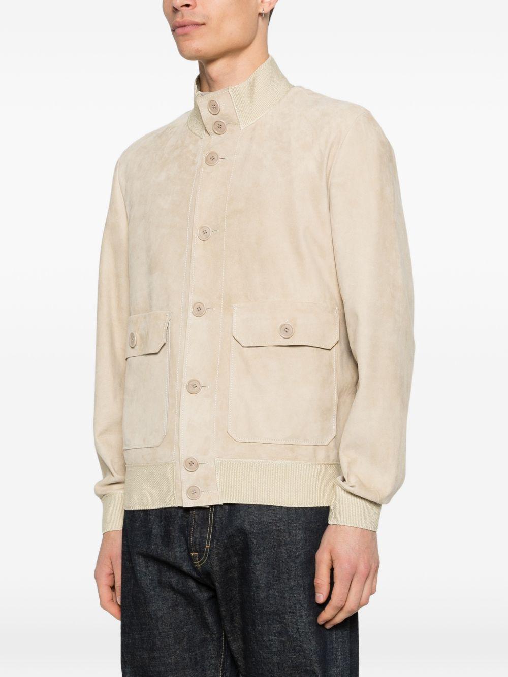 Giacca con tasche applicate in beige Salvatore santoro - uomo 