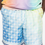 Shorts elasticizzati con fantasia in blu Casablanca - uomo 