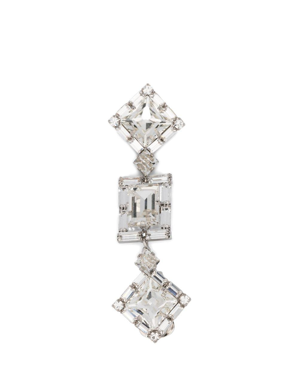 Orecchini pendenti con cristalli in argento Alessandra rich - donna 