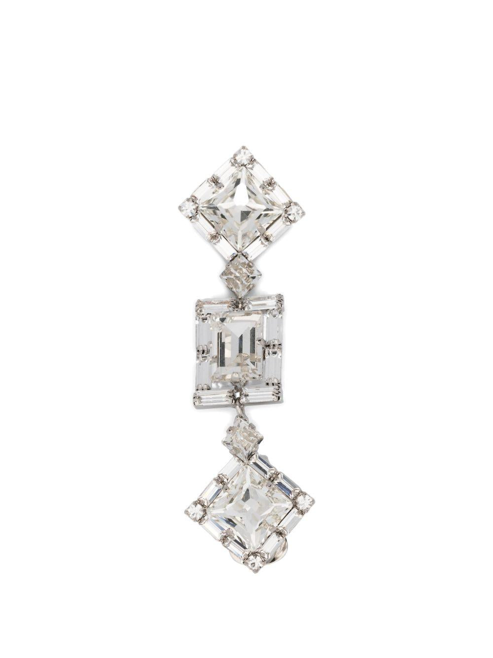Orecchini pendenti con cristalli in argento Alessandra rich - donna 