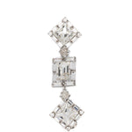 Orecchini pendenti con cristalli in argento Alessandra rich - donna 