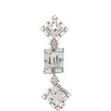 Orecchini pendenti con cristalli in argento Alessandra rich - donna 