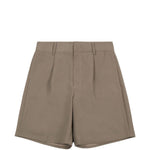 Shorts sartoriali a vita alta in marrone Entire studios - donna 