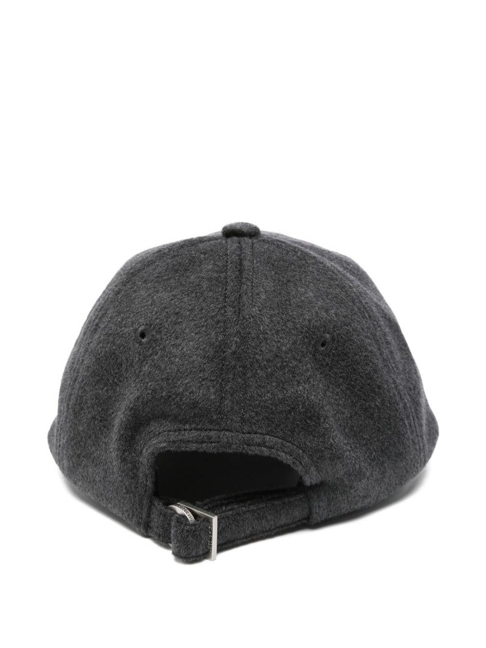 Cappello da baseball con logo in grigio Jacquemus - unisex 
