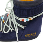 Stivali da neve con lacci e logo in blu Moon boot x guest in residence - donna 