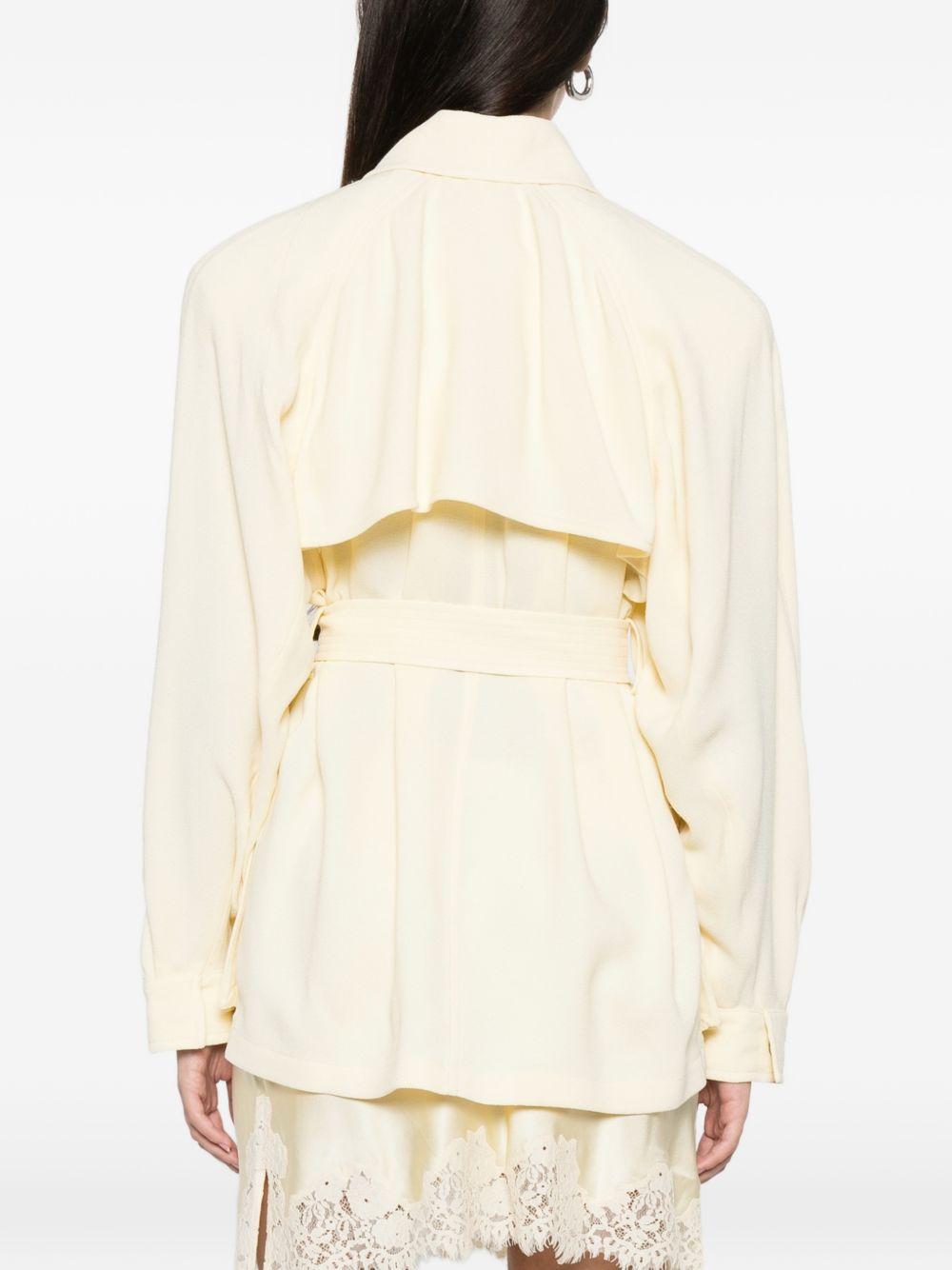 Giacca safari con cintura in giallo Wardrobe.Nyc - donna 