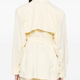 Giacca safari con cintura in giallo Wardrobe.Nyc - donna 