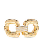 Bracciale a catena con cristalli color oro Self-portrait - donna 