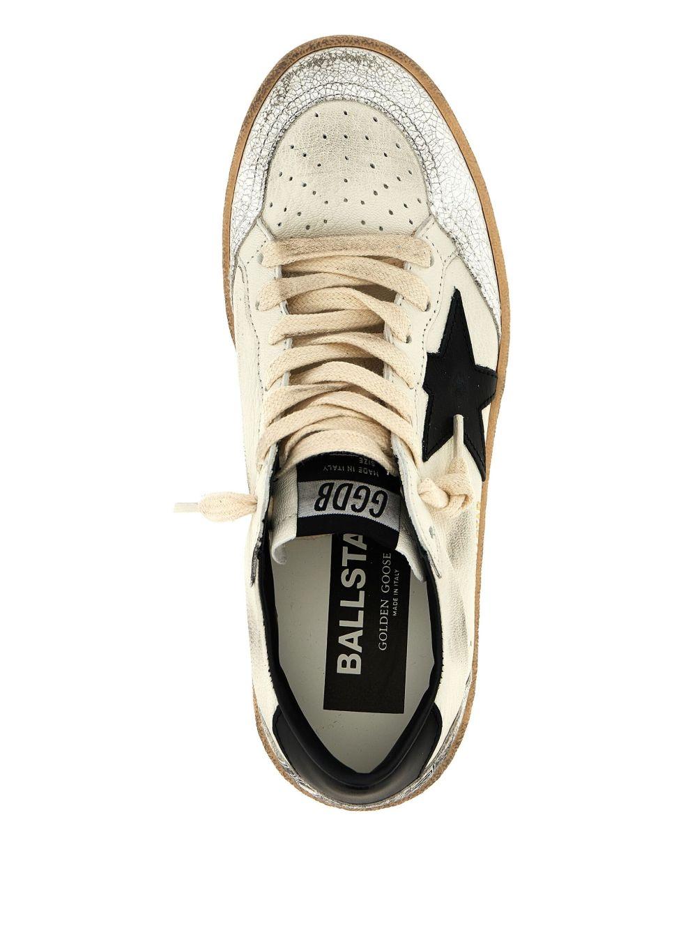 Sneakers ball star in bianco 