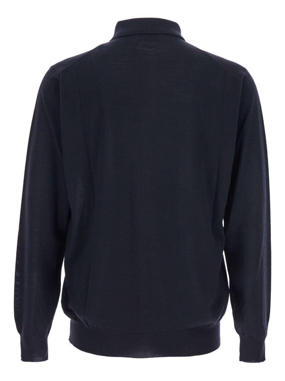 Maglione con colletto stile polo 