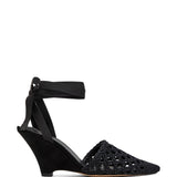 Espadrilles The High con zeppa in nero Jacquemus - donna 