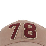 Cappello da baseball con applicazione in beige Golden goose - unisex 