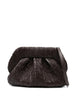 Clutch bios media in marrone Themoirè - donna